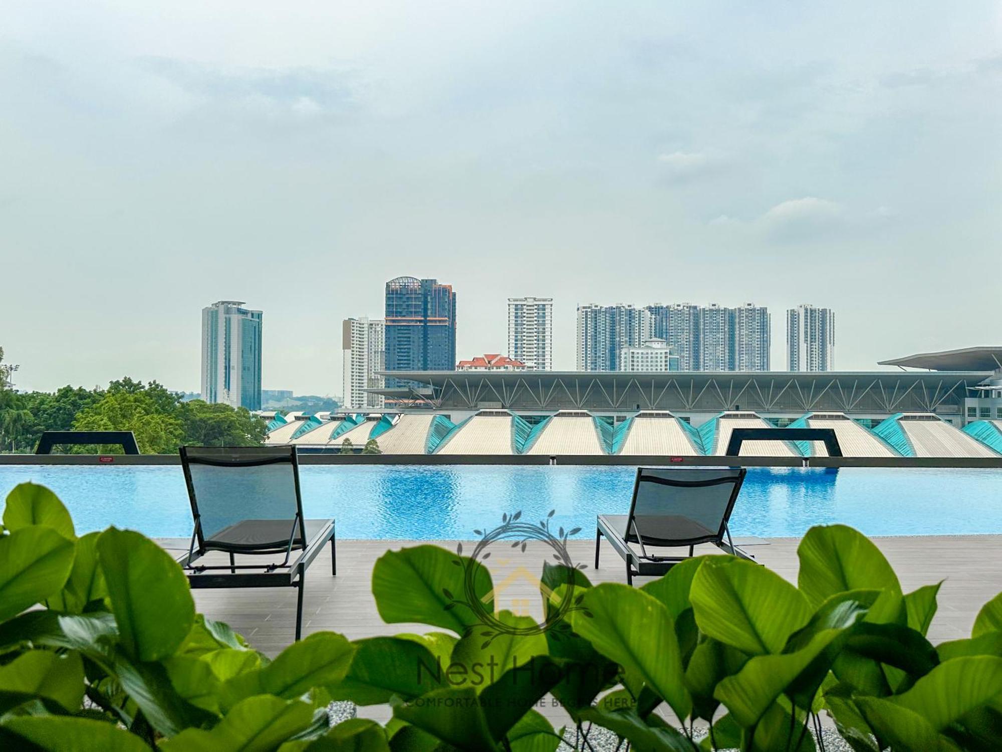 Twin Tower Residence By Nest Home【5 Mins Walk To Ciq】 ยะโฮร์บาห์รู ภายนอก รูปภาพ