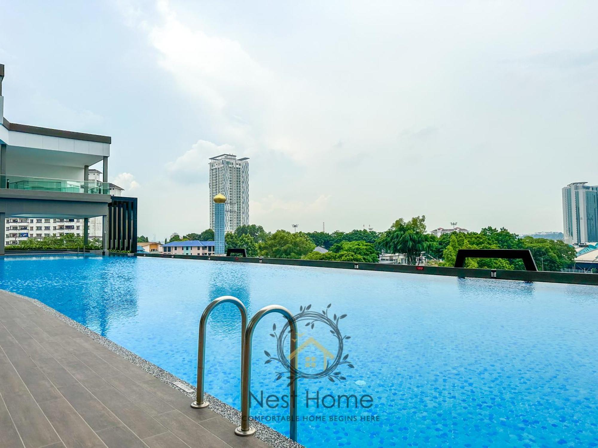 Twin Tower Residence By Nest Home【5 Mins Walk To Ciq】 ยะโฮร์บาห์รู ภายนอก รูปภาพ
