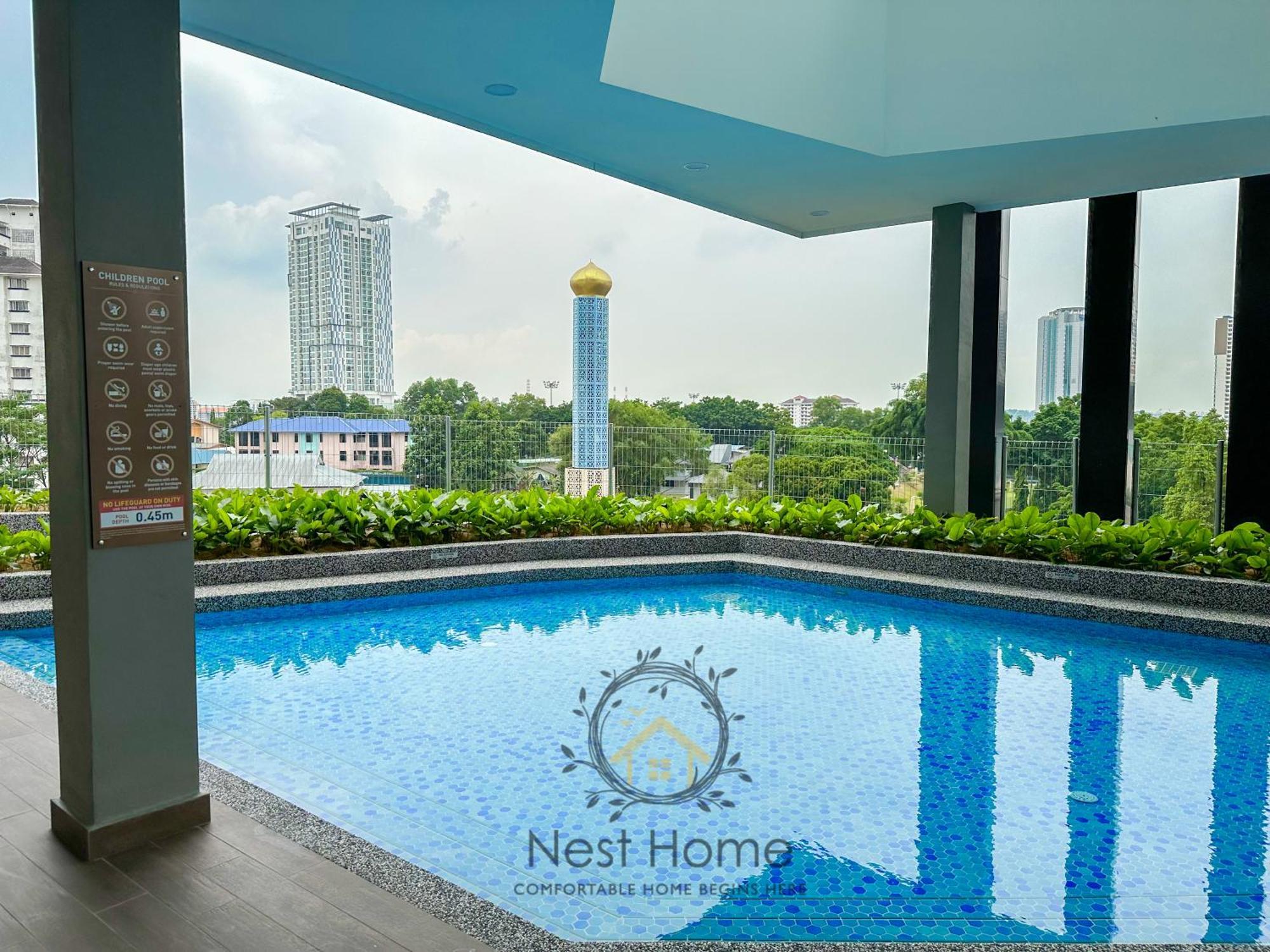 Twin Tower Residence By Nest Home【5 Mins Walk To Ciq】 ยะโฮร์บาห์รู ภายนอก รูปภาพ